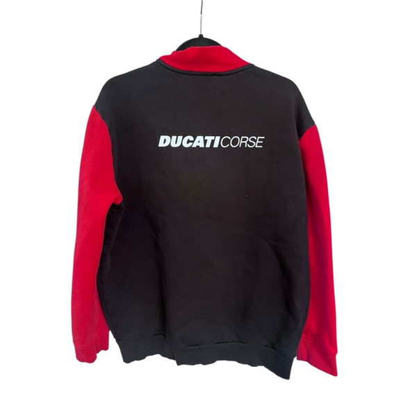 Ducati Corse Pullover 1/4 Zip Sweater Size XL Men's Sweatshirt Casual Motorcycle - Picture 4 of 5